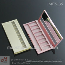 MC5135 Shantou plástico 8 paleta de sombra de ojos, delgado caso sombra de ojos, caja de sombra de ojos rosa